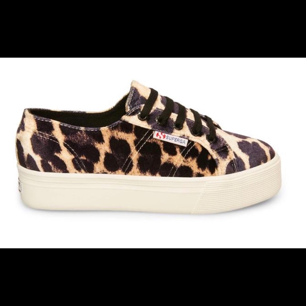 SUPERGA cheetah shoes